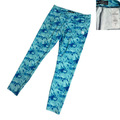HURLEY Ocean Blue Printed Performance Leggings