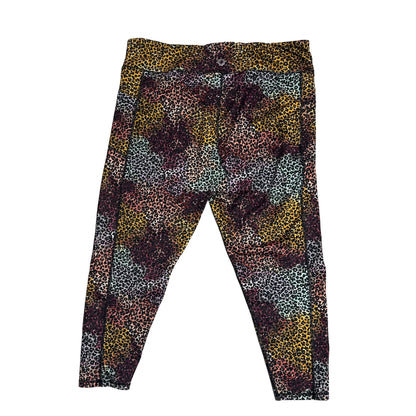 PRO PLAYER Multicolor Animal Print Active Leggings (3X)