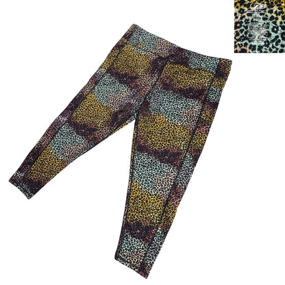 PRO PLAYER Multicolor Animal Print Active Leggings (3X)