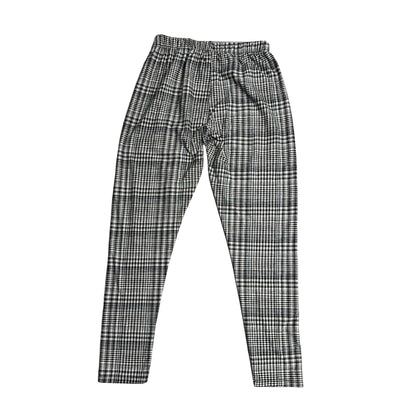Classic Monochrome Plaid Leggings