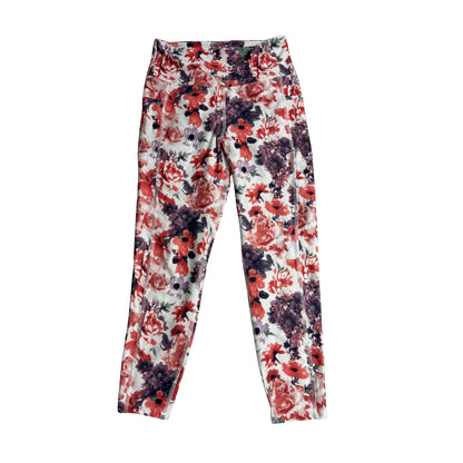 Floral Performance Stretch Leggings(M)