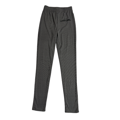 Lucky Label Ribbed Stretch Leggings(L)