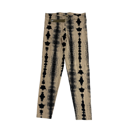 Bel Kazan Abstract Print Stretch Leggings(L)