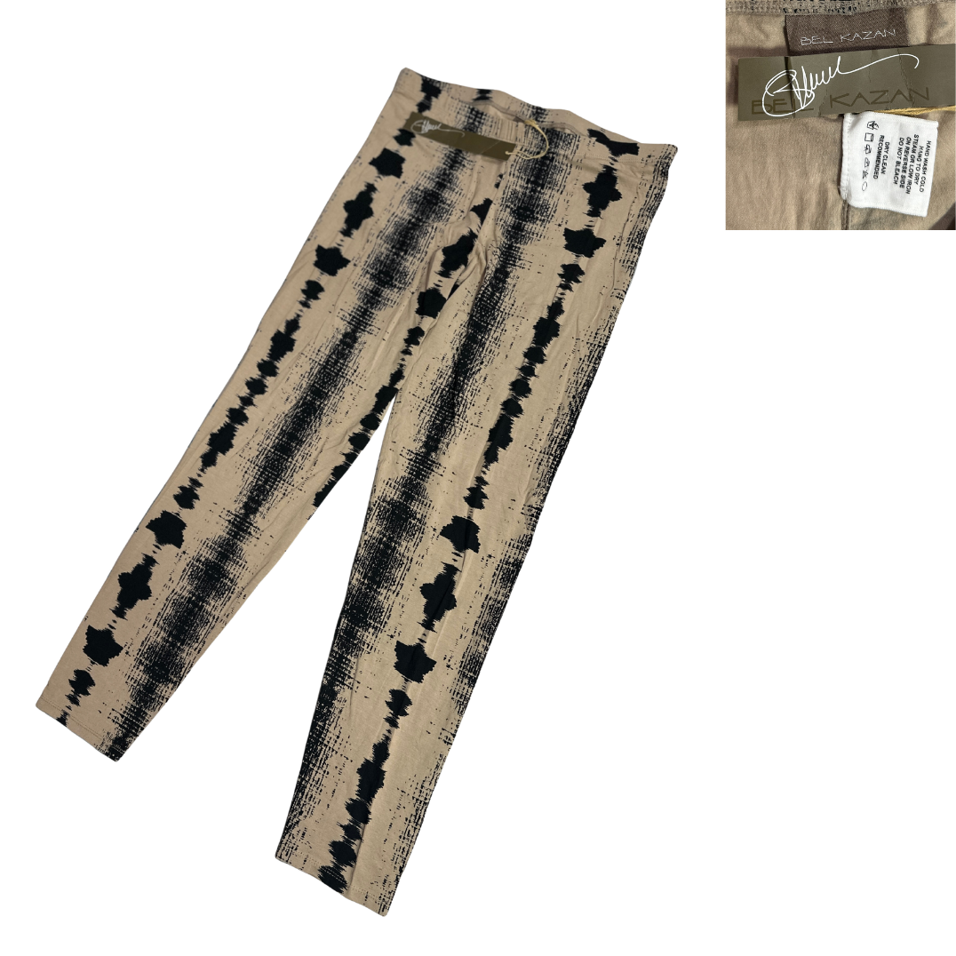 Bel Kazan Abstract Print Stretch Leggings(L)