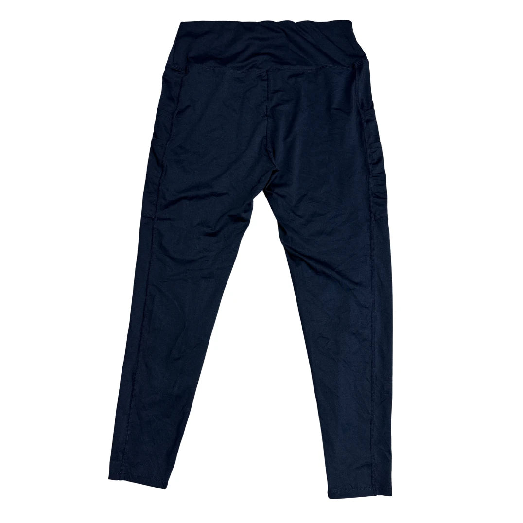 Deep Navy Activewear Performance Leggings 🔵(L)