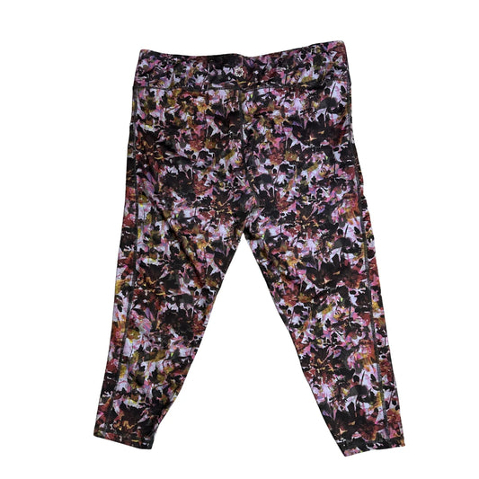Multicolor Floral Performance Leggings(2XL)