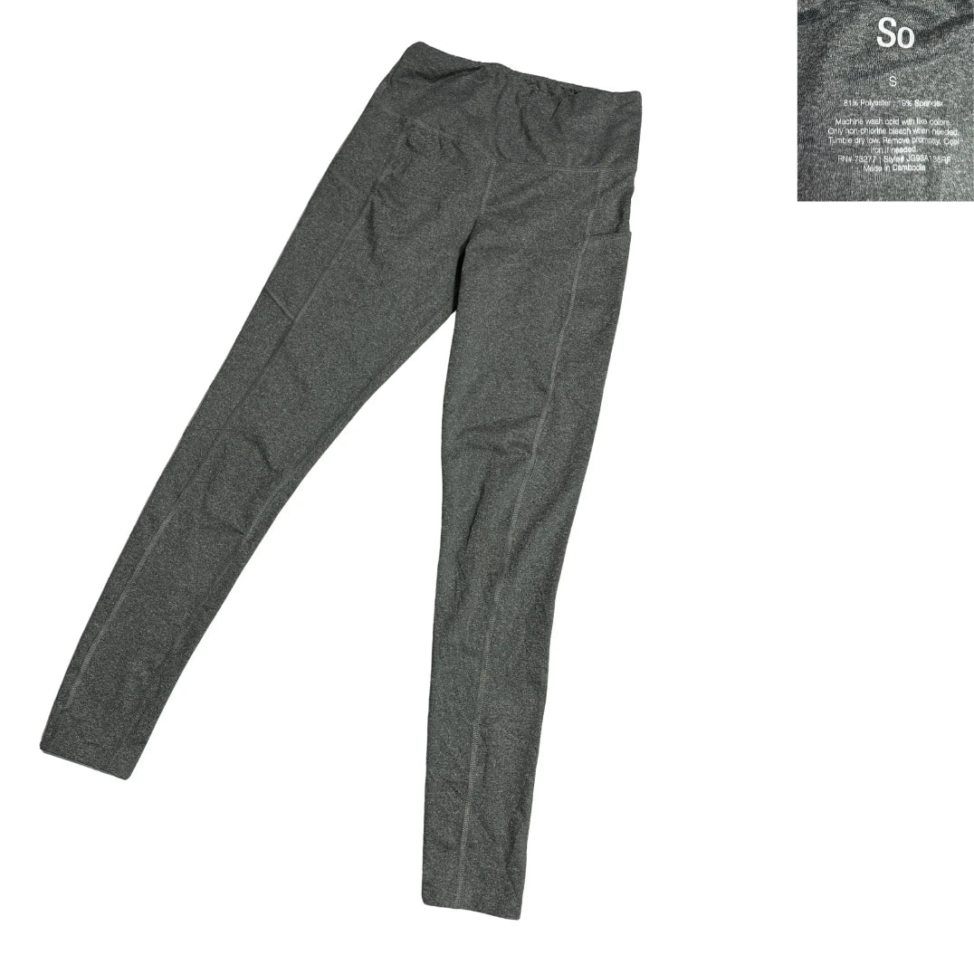 Charcoal Grey Essential Active Leggings(S)