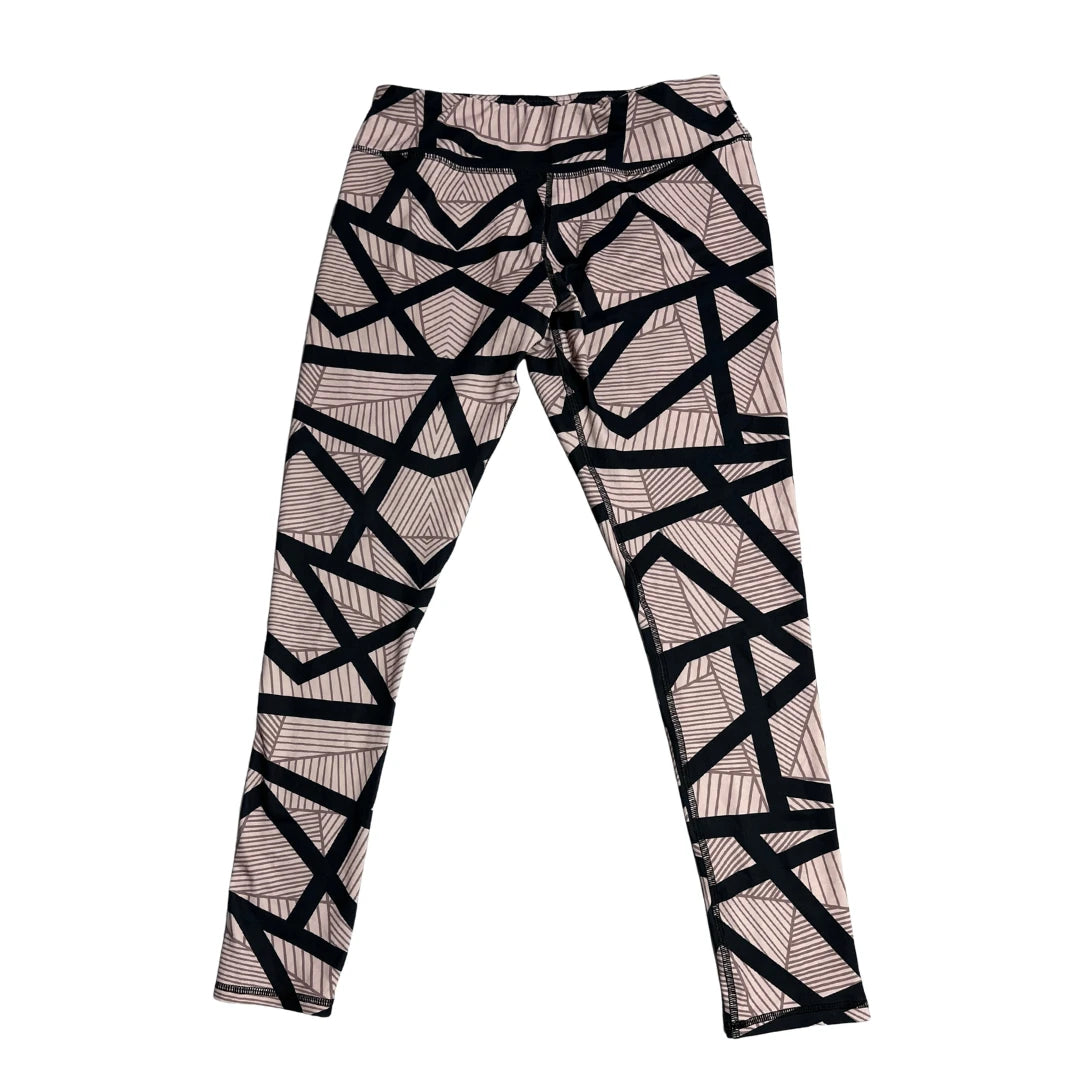 Geometric Print Performance Leggings(L)