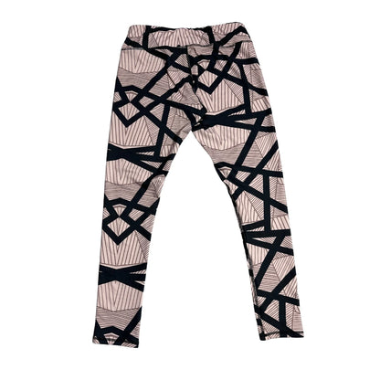 Geometric Print Performance Leggings(L)