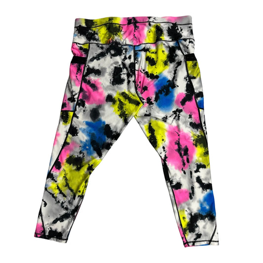 ACX ® Vibrant Splash Print Active Leggings(XL)