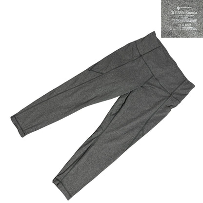 Heather Grey Capri Active Leggings(XL)