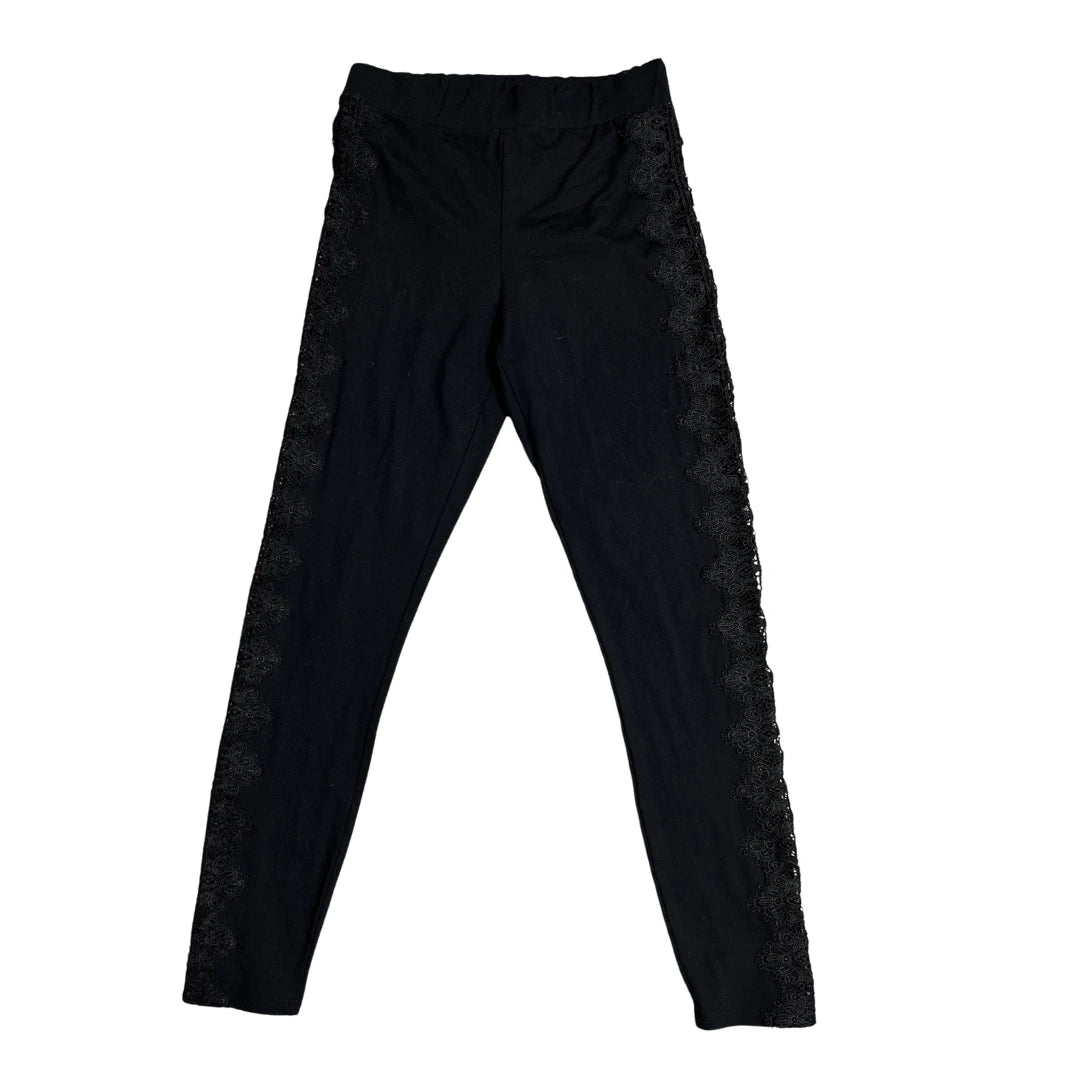 BeBe ®Black Lace Side Detail Fashion Leggings 🖤