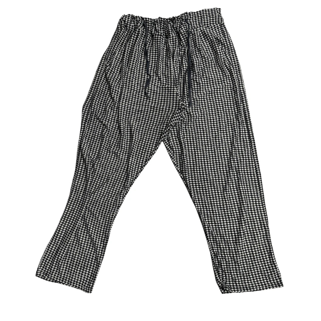 Classic Houndstooth Relaxed Lounge Pants 🖤🤍
