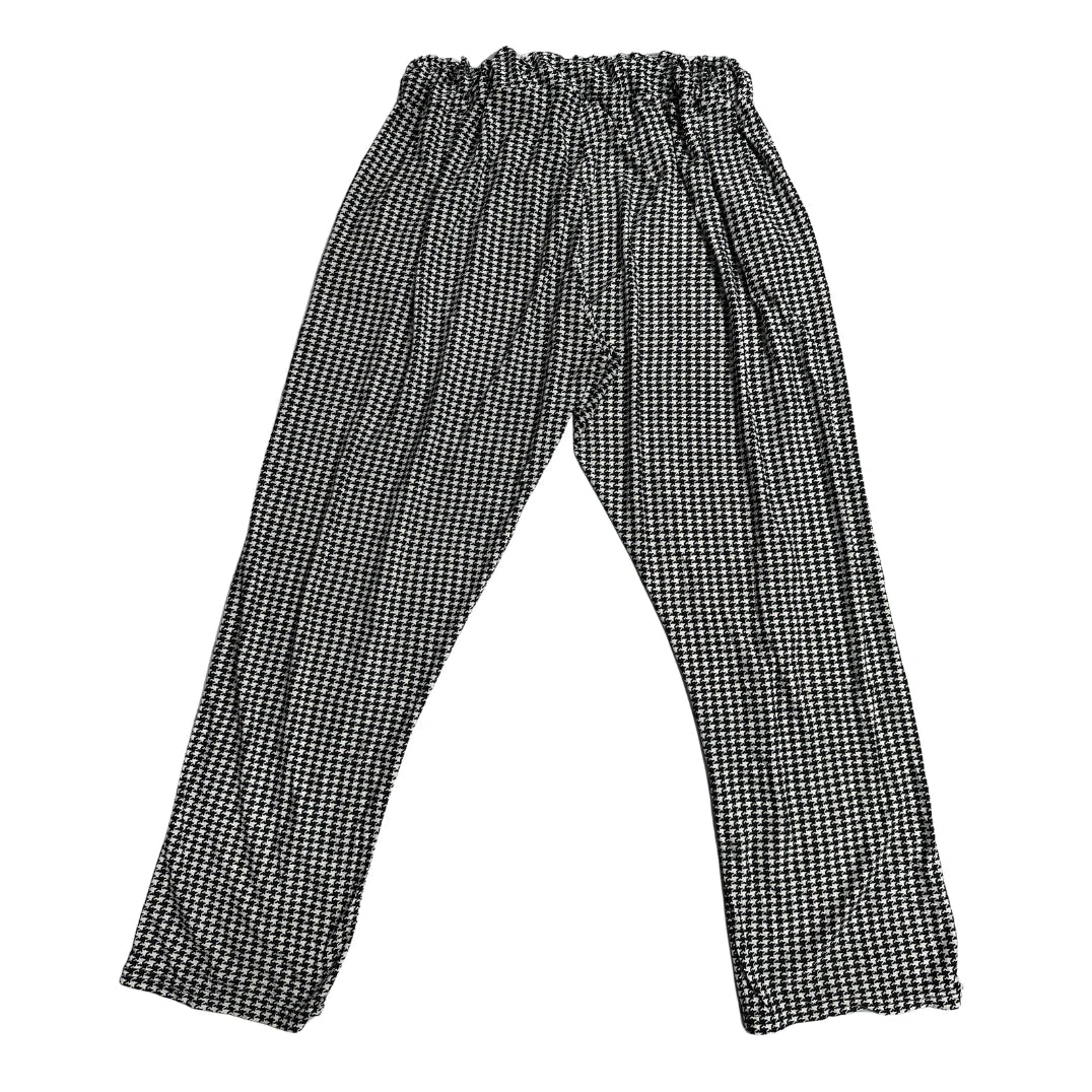 Classic Houndstooth Relaxed Lounge Pants 🖤🤍
