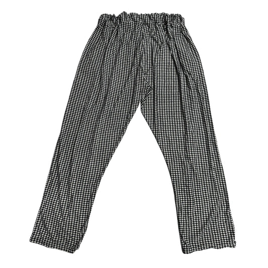 Classic Houndstooth Relaxed Lounge Pants 🖤🤍