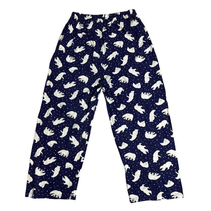 Navy Polar Bear Print Cozy Lounge Pants 🐻‍❄️