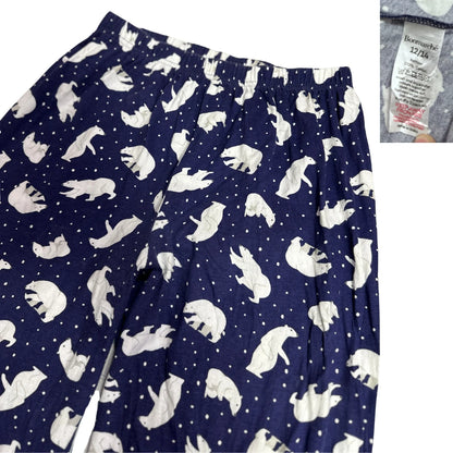 Navy Polar Bear Print Cozy Lounge Pants 🐻‍❄️