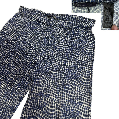 M&S® Navy Abstract Print Wide Leg Lounge Pants 💙