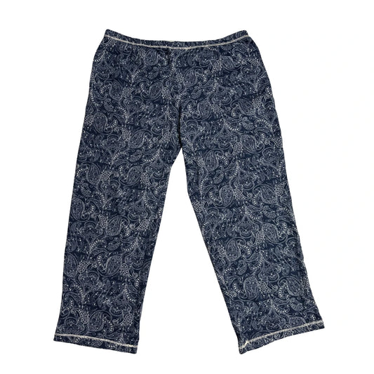SECRET TREASURE ® Elegant Navy Paisley Trouser