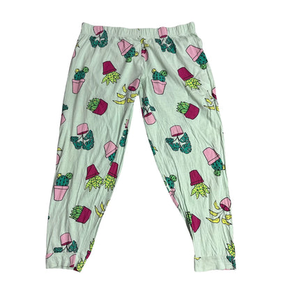 PRIMARK® Mint Botanical Print Lounge Pants