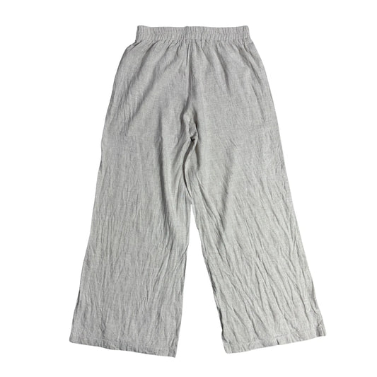 SHEIN ® Beige Linen-Blend Wide-Leg Pants