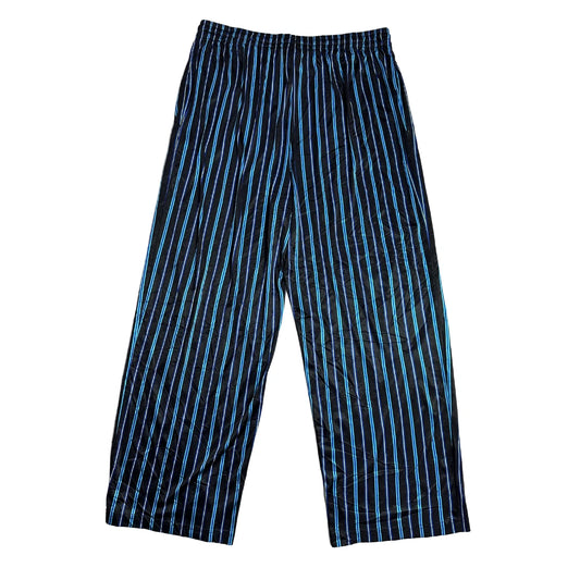 Covington ® Black Satin Stripe Lounge Pants