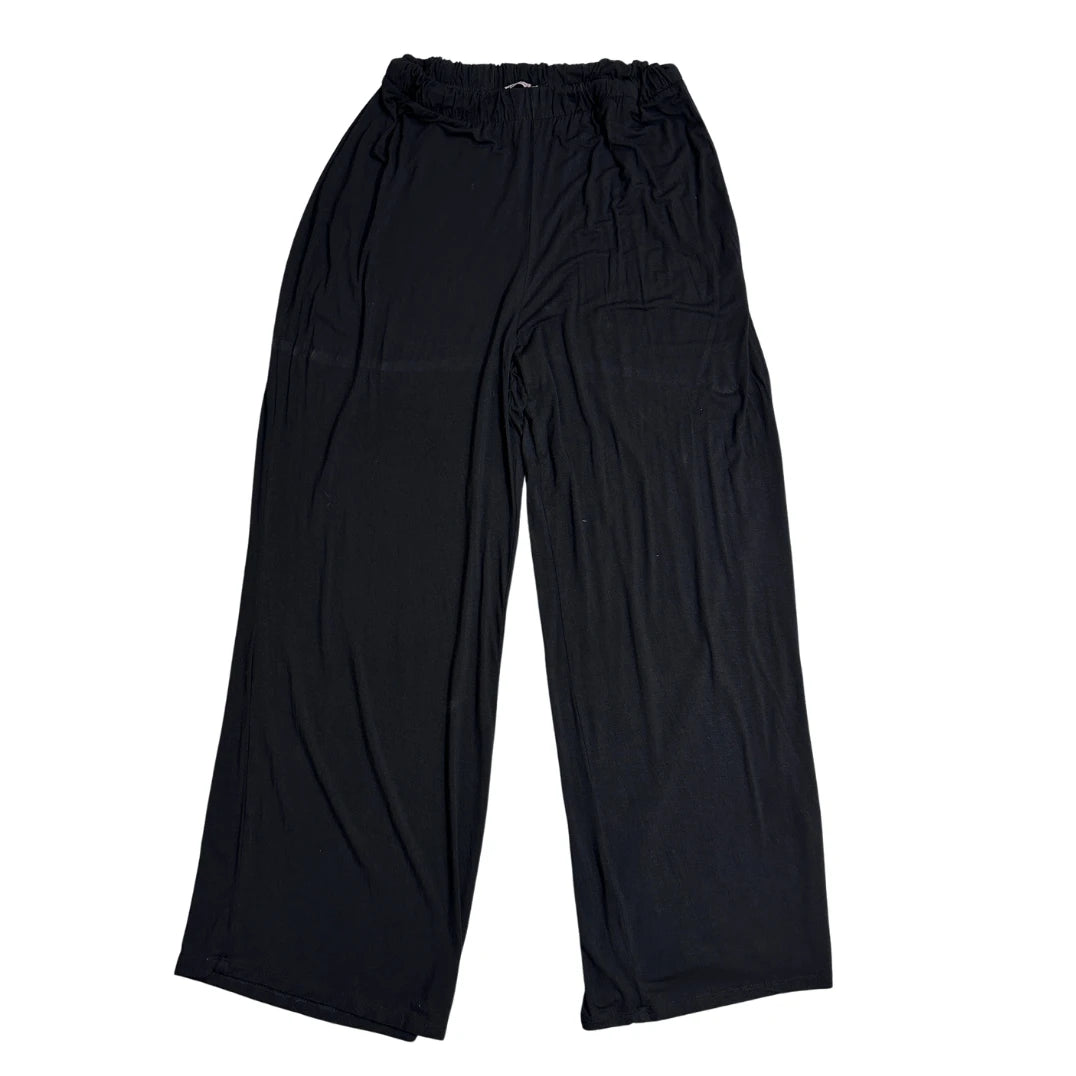 Elegant Black Wide-Leg Women’s Lounge Pants by Anna Field 🖤