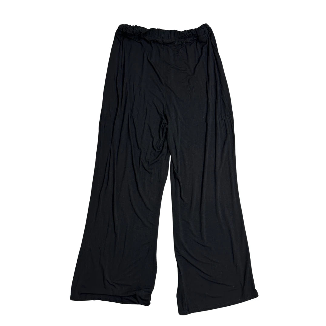 Elegant Black Wide-Leg Women’s Lounge Pants by Anna Field 🖤