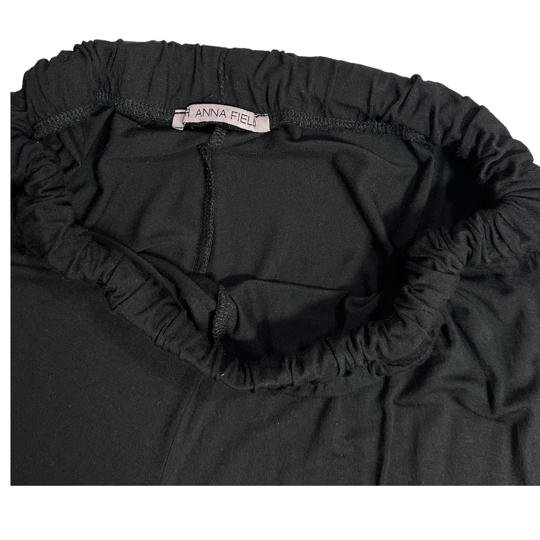 Elegant Black Wide-Leg Women’s Lounge Pants by Anna Field 🖤