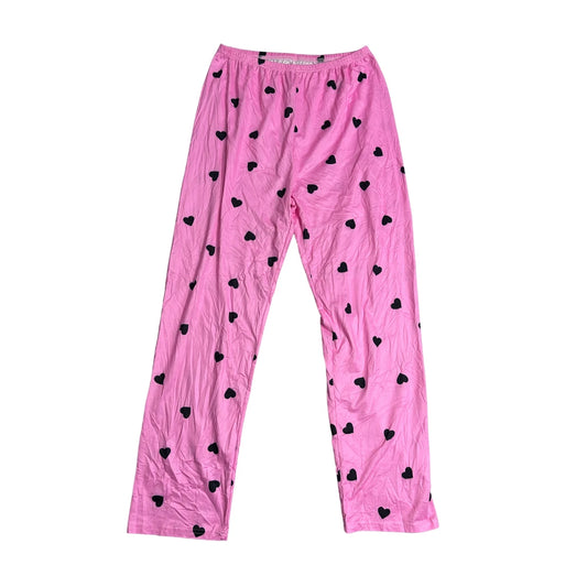 Pink Heart Print Women’s Lounge Pajama Pants 💗