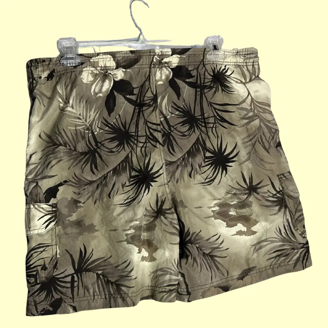 Sand N’ Sun® Tropical Camo Swim Shorts