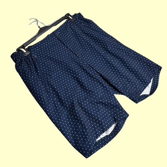 Five Four® Navy Blue Polka Dot Swim Shorts