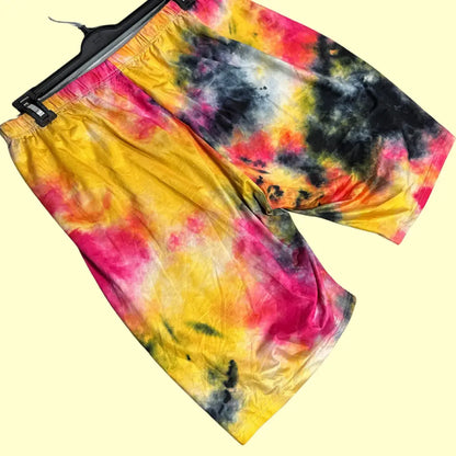 Unisex Tie-Dye Active Shorts