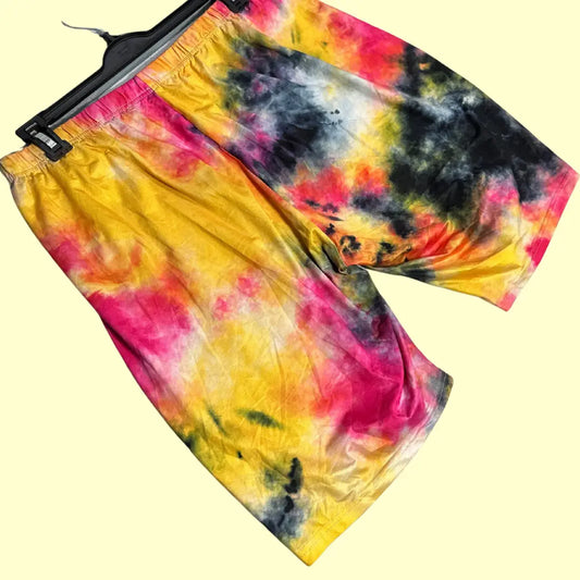 Unisex Tie-Dye Active Shorts
