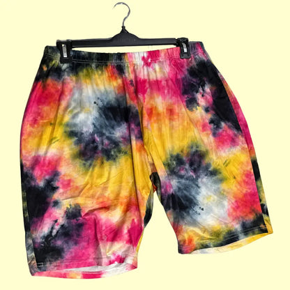 Unisex Tie-Dye Active Shorts