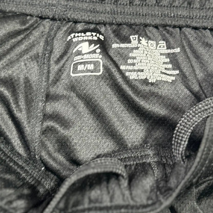 Athletic Works ®black performance shorts with Dri-More™ moisture-wicking technology