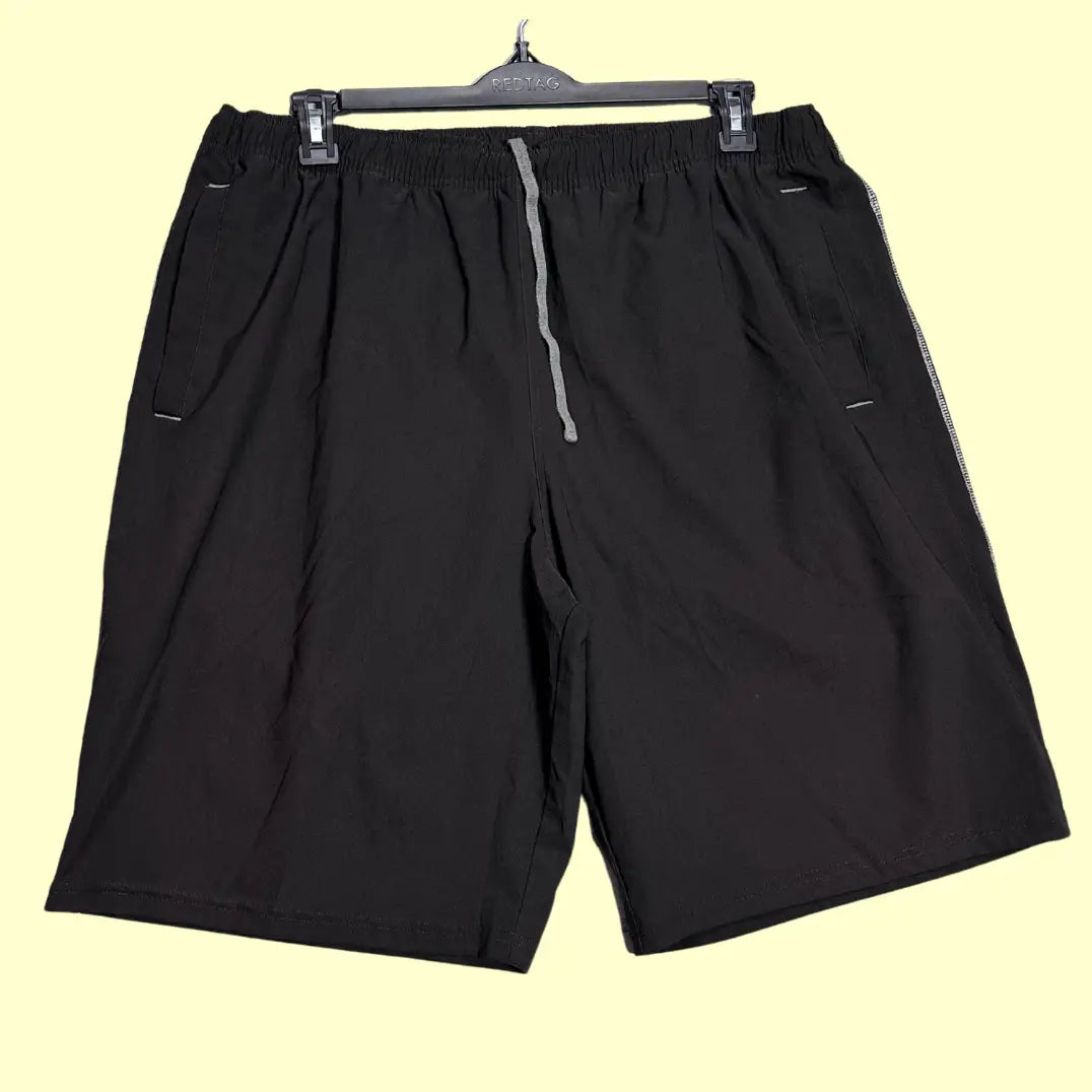 Kirkland Signature® Men’s Black Casual Shorts, designed for comfort and everyday wear