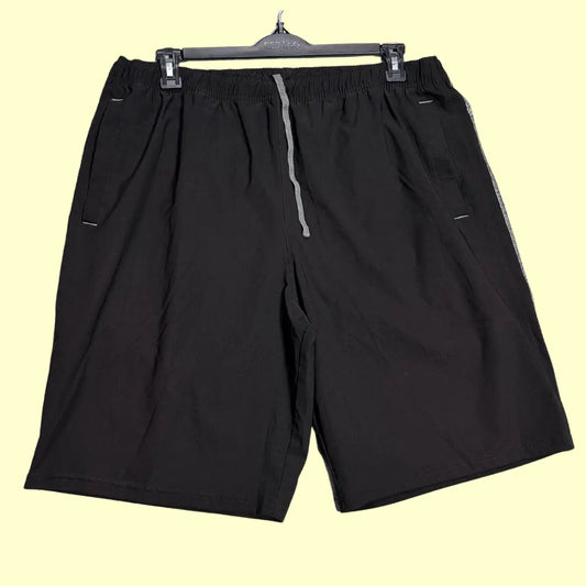 Kirkland Signature® Men’s Black Casual Shorts, designed for comfort and everyday wear