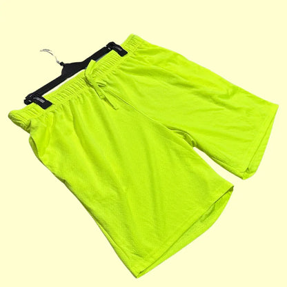 Athletic Works® Neon Yellow Mesh Shorts – XL (40-42