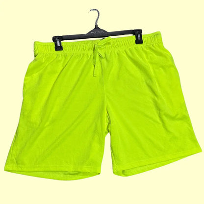 Athletic Works® Neon Yellow Mesh Shorts – XL (40-42