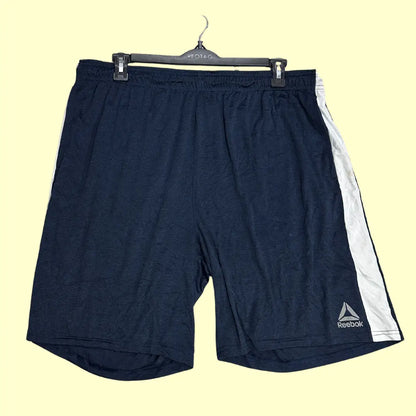 🩳 Reebok Men’s Sports Shorts – Navy Blue (Preloved, 3XL)