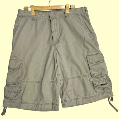 🟤 Cargo Supply Men’s Cargo Shorts – Khaki (Preloved, Waist 38)