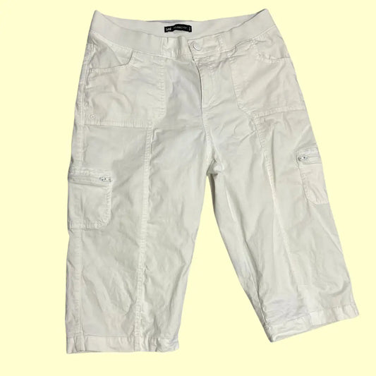 🤍 Lee® Women’s Relaxed Fit Capri Cargo Pants – White