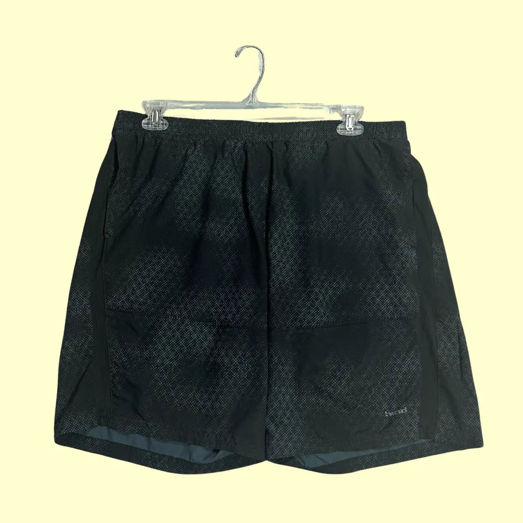 🖤 Printed Black Performance Sports Shorts