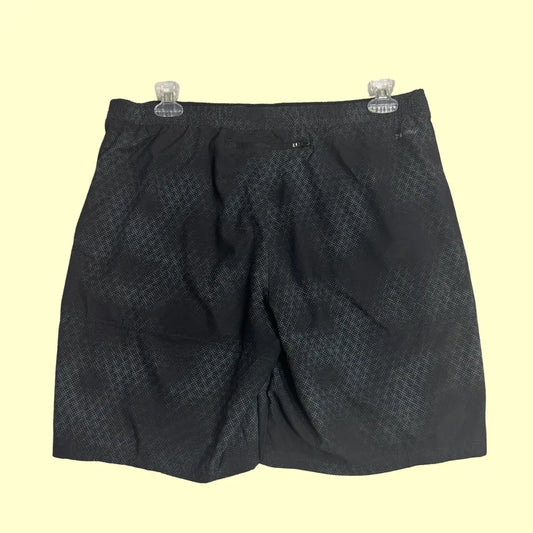 🖤 Printed Black Performance Sports Shorts