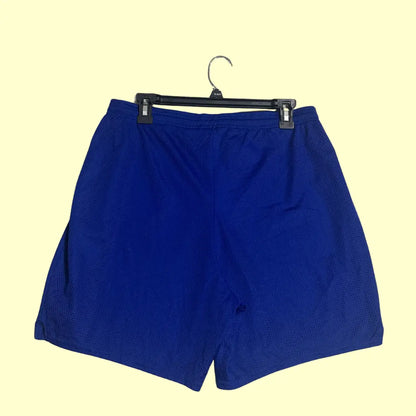 🔵 Russell Athletic Blue Mesh Sports Shorts