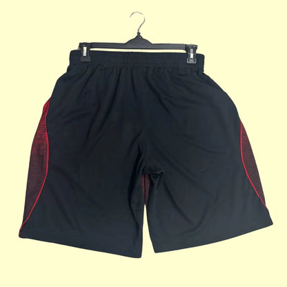 ⚫🔴 Spalding Black & Red Athletic Shorts