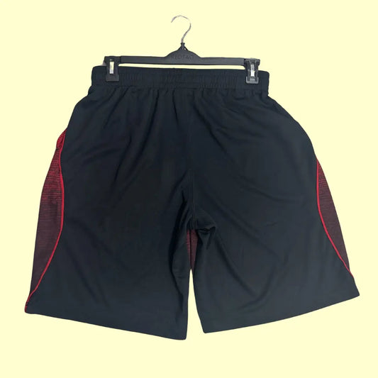 ⚫🔴 Spalding Black & Red Athletic Shorts