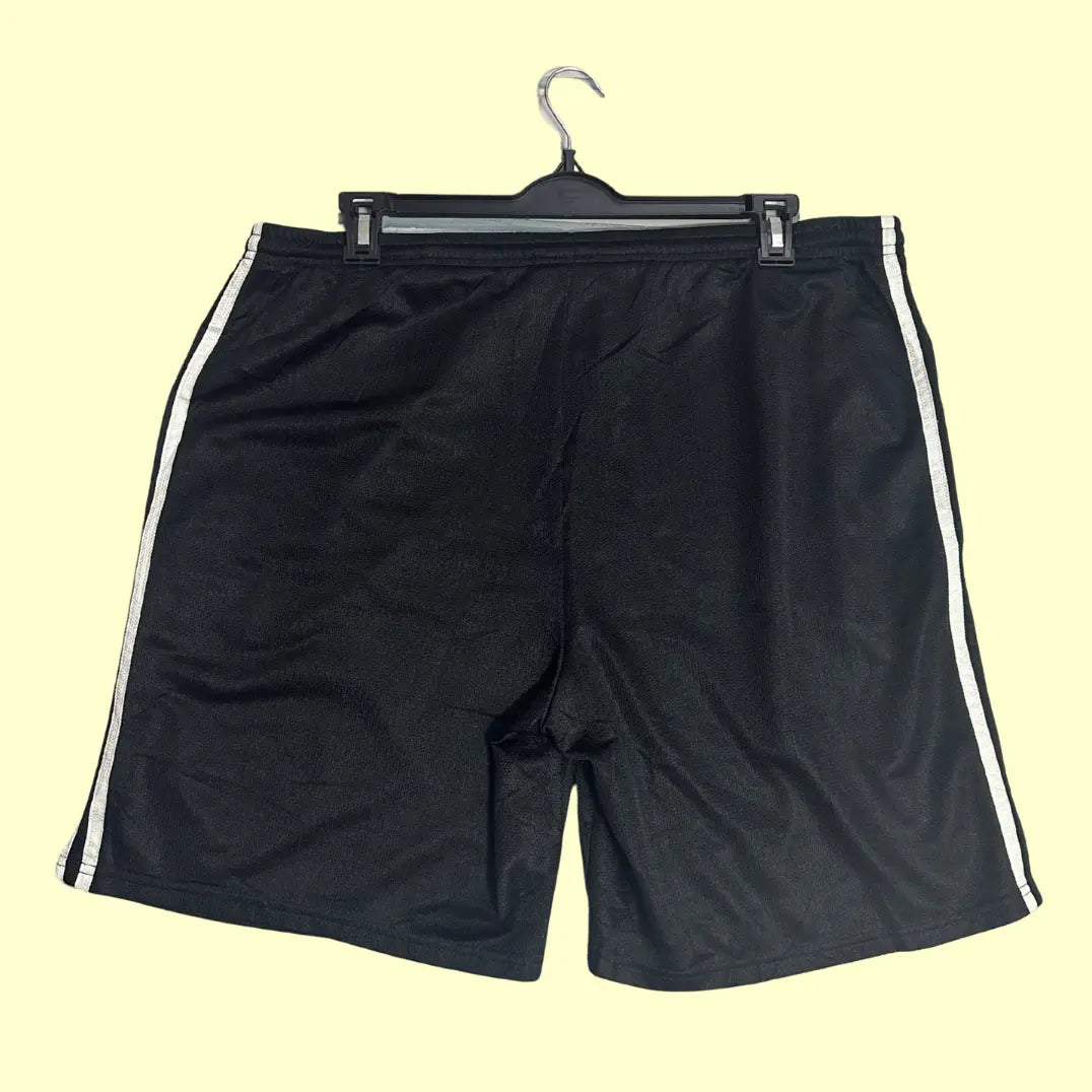 ⚫ Adidas Black 3-Stripes Mesh Shorts