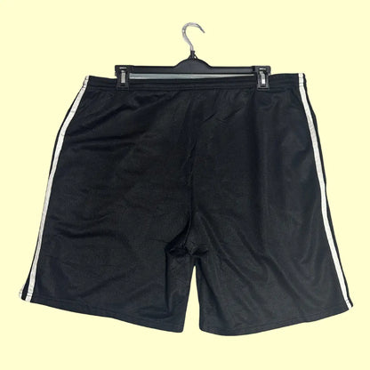 ⚫ Adidas Black 3-Stripes Mesh Shorts